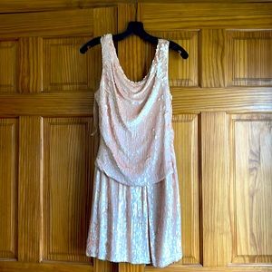 Parker Pink Sequin dress NWOT